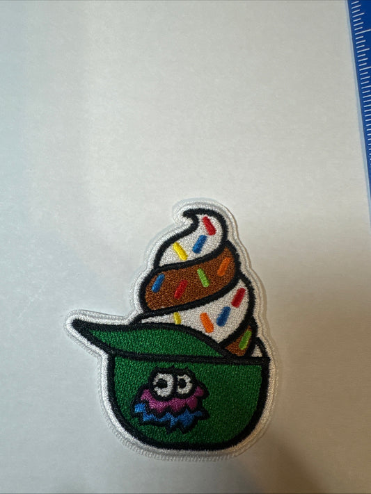 philly phanatic ice cream hat iron on patch