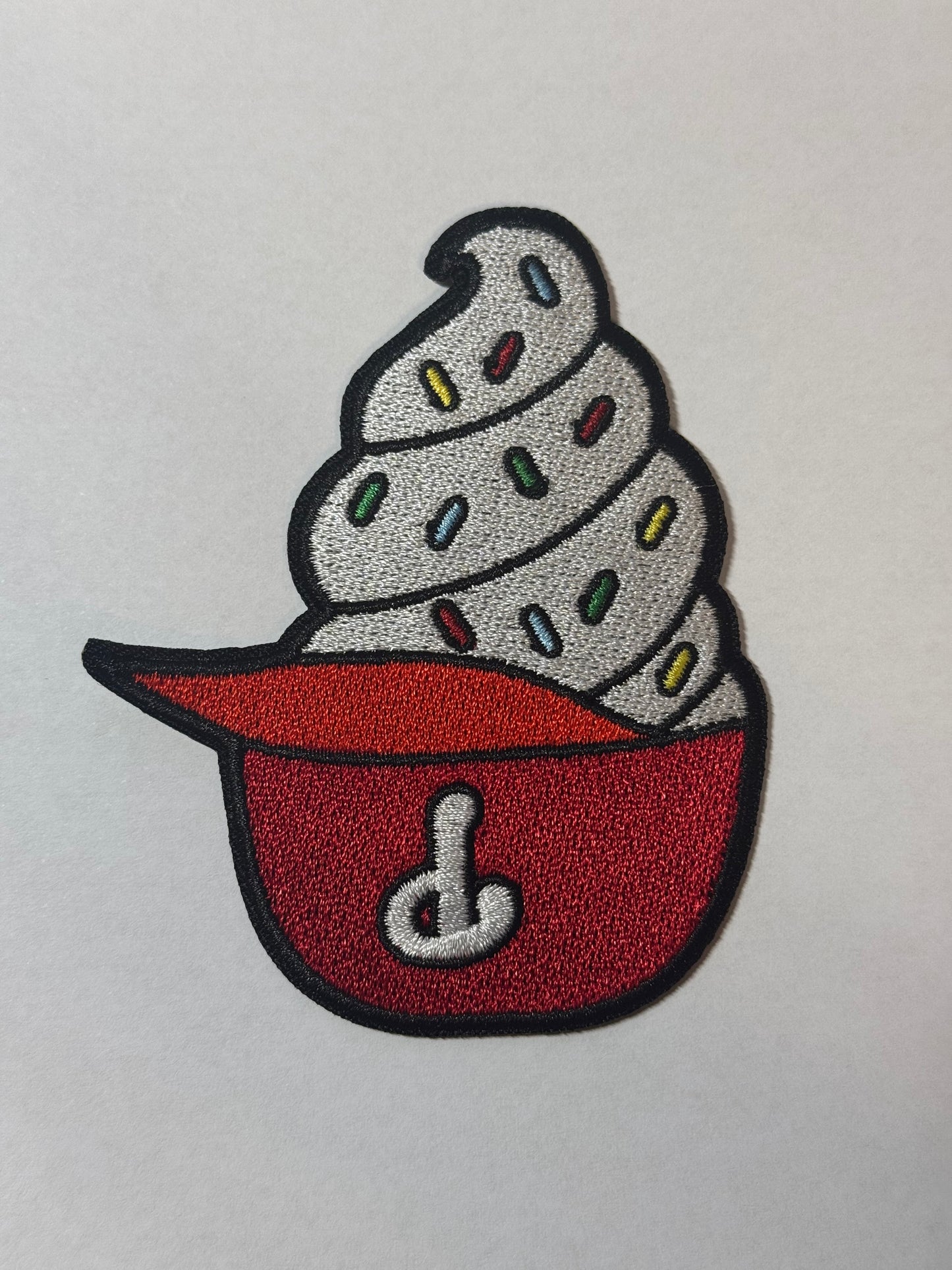 Ice cream helmet Patch