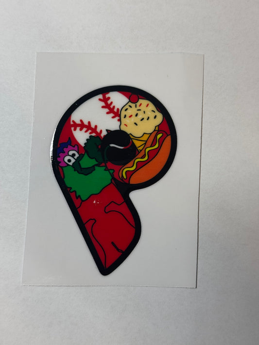 Phanatic Baseball P Sticker