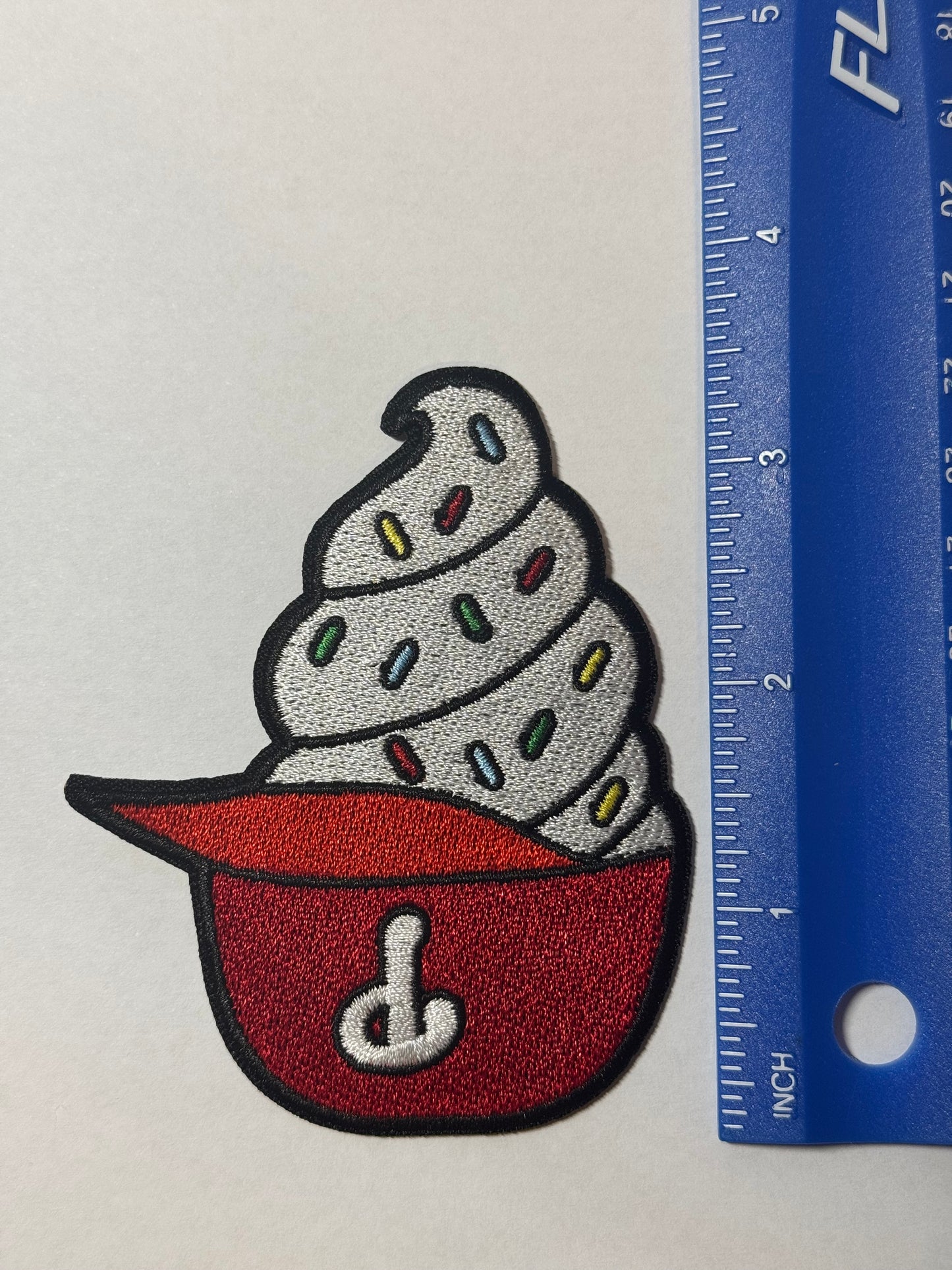 Ice cream helmet Patch