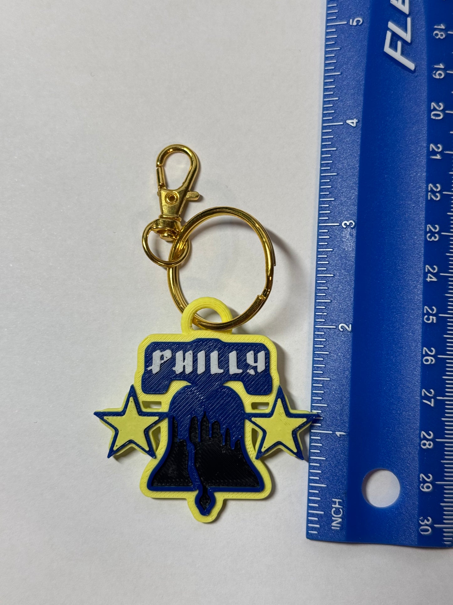 3D Printed Philly Connect Keychain