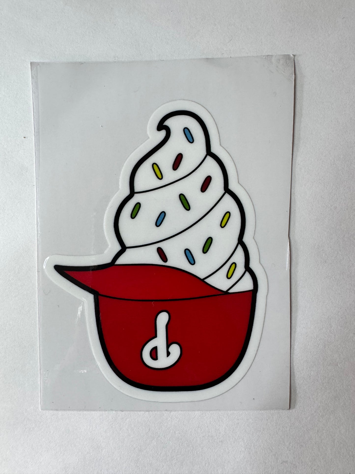 Ice cream Hemlet Sticker