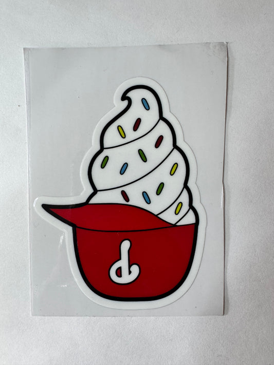 Ice cream Hemlet Sticker