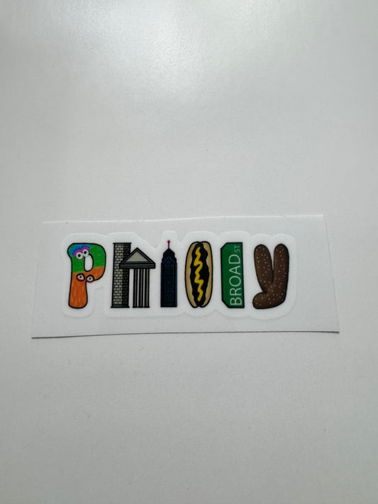 Philly Favorites Sticker