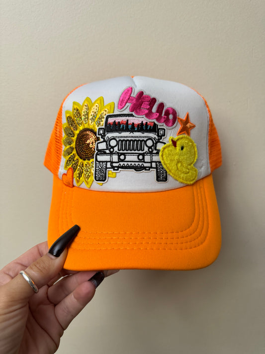 Custom Jeep Trucker Hat