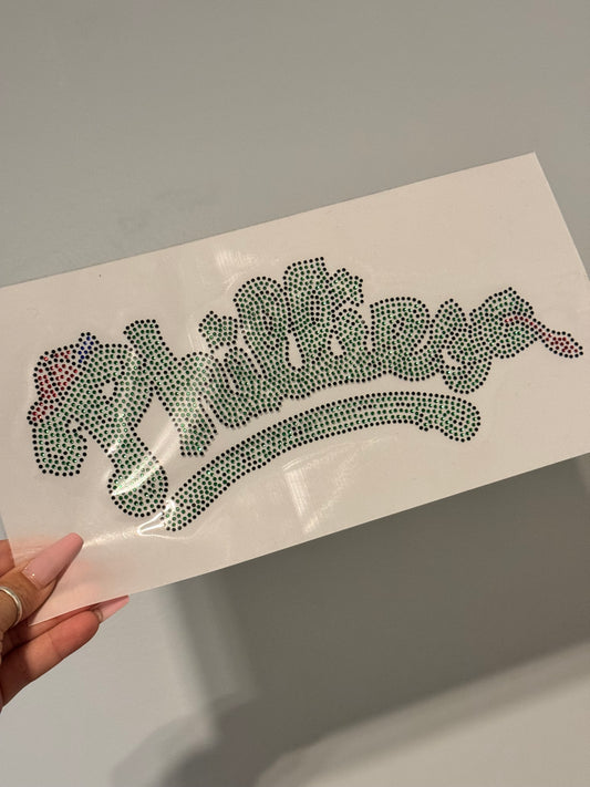 Philly Baseball Rhinestone Transfer