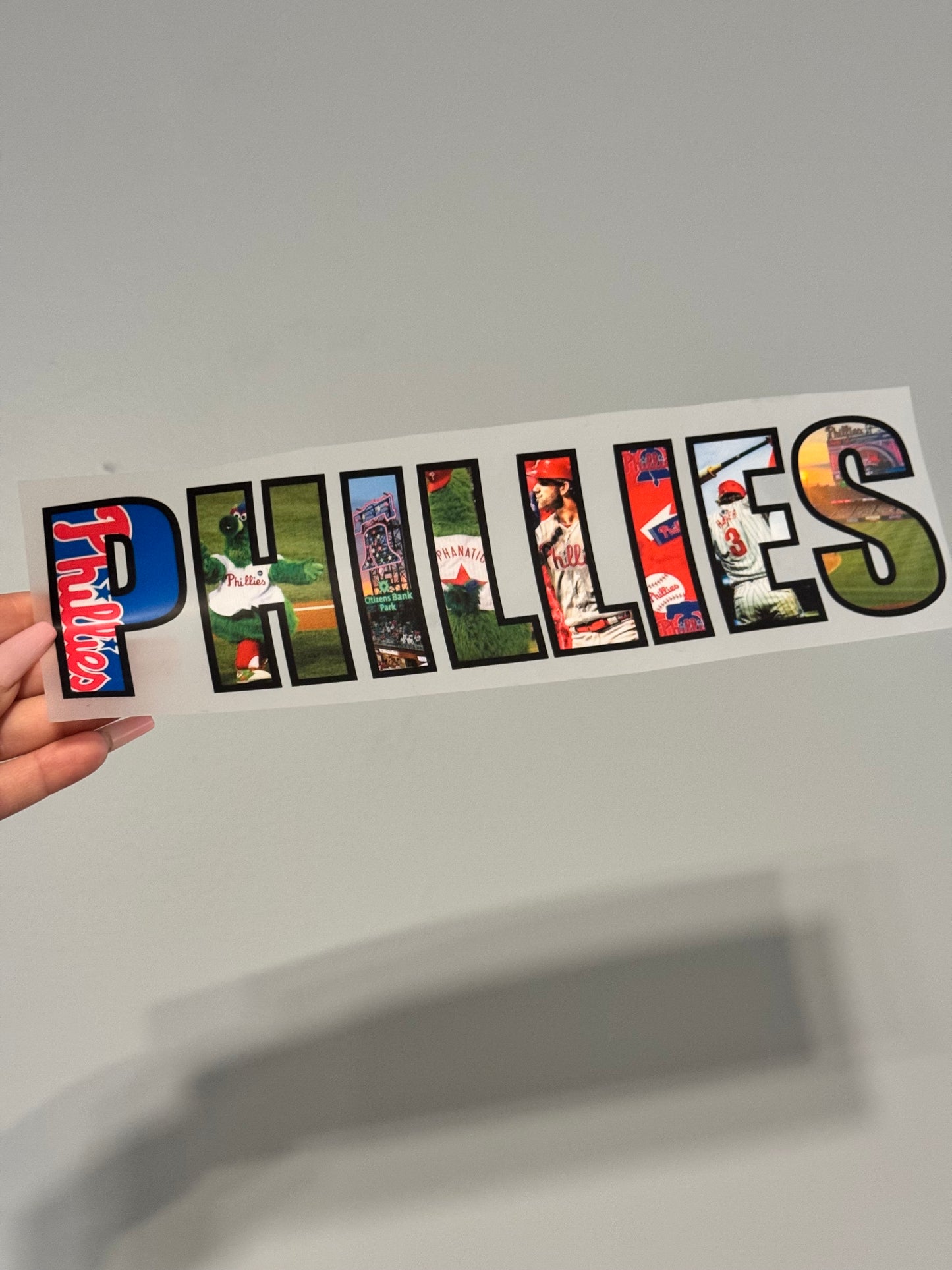 Custom Philly Baseball DTF Transfer