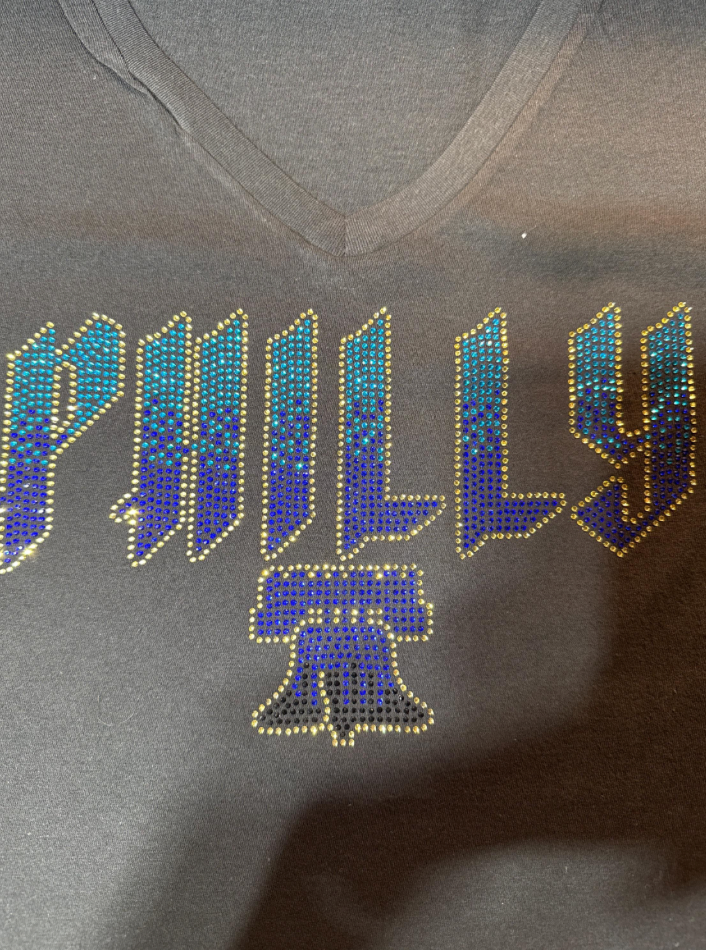 Philly Connect Rhinestone Transfer