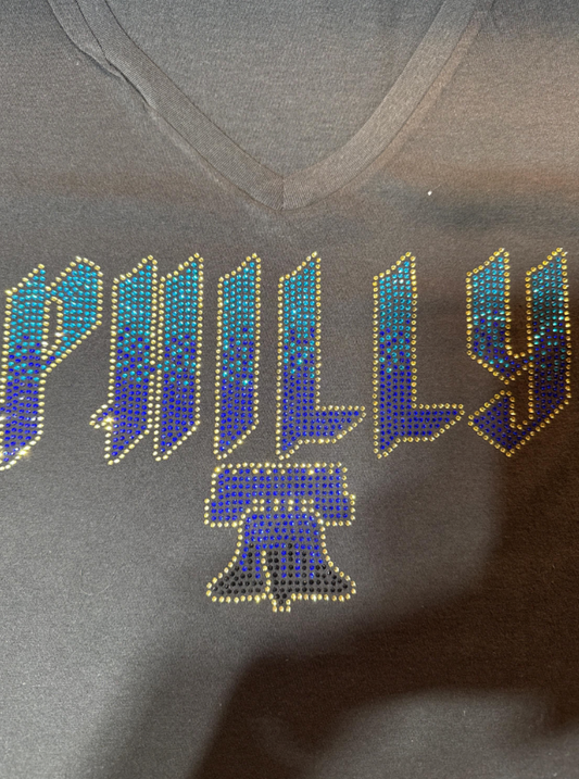 Philly Connect Rhinestone Transfer